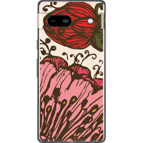 Rose Bud Floral Google Pixel 7a Skin